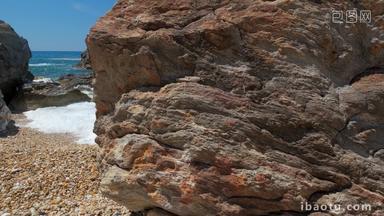 米洛斯岛希腊岩石美丽的